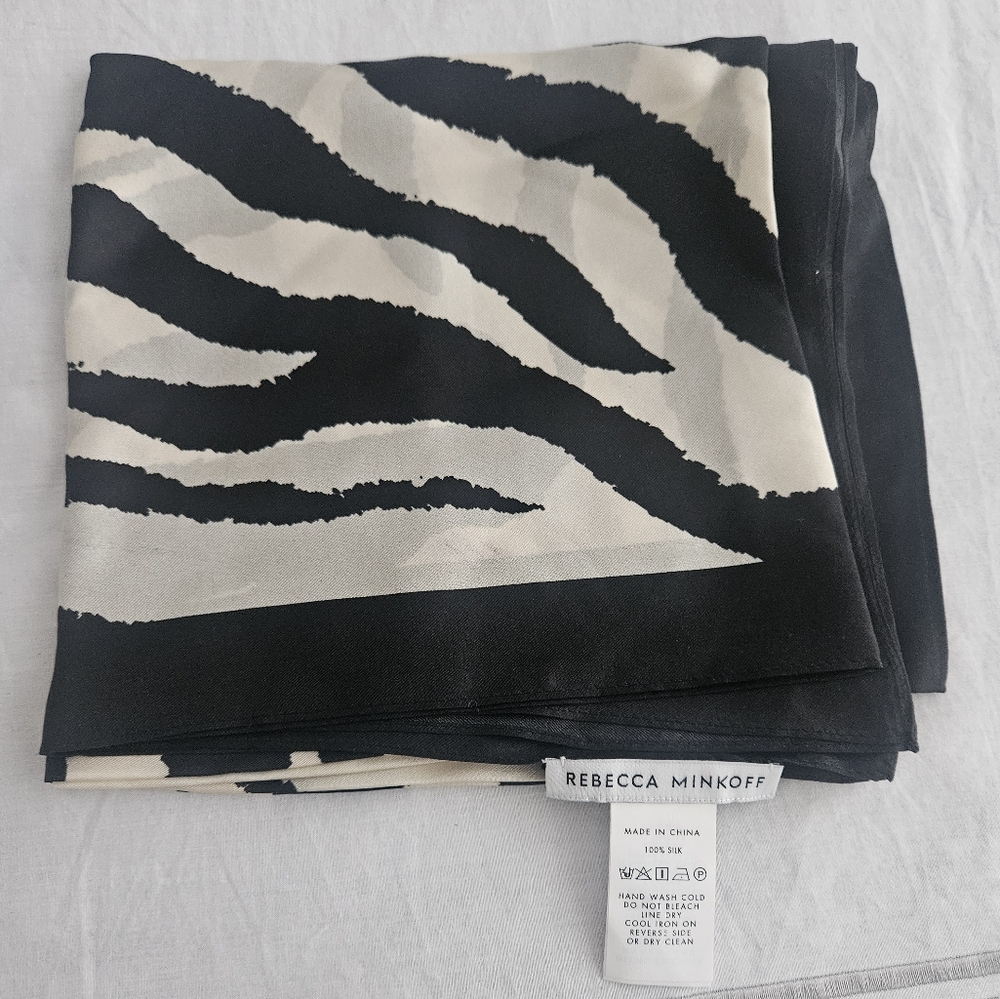 Rebecca Minkoft Silk Scarf